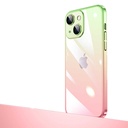 Apple iPhone 14 Uyumlu Kılıf Parlak Renk Geçişli Kamera Korumalı Zore Senkron Kapak