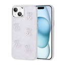 Apple iPhone 13 Uyumlu Kılıf Kabartma Figürlü Parlak Zore Eralli Silikon Kapak