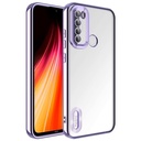 Xiaomi Redmi Note 8 Uyumlu Kılıf Kamera Korumalı Logo Gösteren Zore Omega Kapak