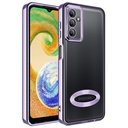 Samsung Galaxy A04S Uyumlu Kılıf Kamera Korumalı Logo Gösteren Zore Omega Kapak