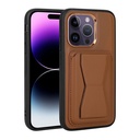 Apple iPhone 14 Pro Uyumlu Kılıf Kartlıklı Standlı ​Pu Deri Zore Memo Kapak