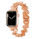 ​​​Apple Watch 44mm Uyumlu Kordon Paslanmaz Çelik Luxury Tasarım KRD-80 Kayış