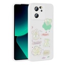 Xiaomi Mi 13T Pro Uyumlu Kılıf Kabartma Figürlü Parlak Zore Toys Silikon Kapak