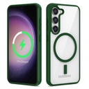 Samsung Galaxy S22 Uyumlu Kılıf M-safe Wireless Şarj Özellikli Silikon Zore Ege Kapak