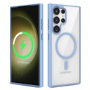 Samsung Galaxy S22 Ultra Uyumlu Kılıf M-safe Wireless Şarj Özellikli Silikon Zore Ege Kapak