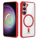 Samsung Galaxy S23 Plus Uyumlu Kılıf M-safe Wireless Şarj Özellikli Silikon Zore Ege Kapak