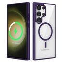 Samsung Galaxy S23 Ultra Uyumlu Kılıf M-safe Wireless Şarj Özellikli Silikon Zore Ege Kapak