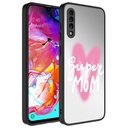 Samsung Galaxy A50 Uyumlu Kılıf Aynalı Desenli Kamera Korumalı Parlak Zore Mirror Kapak