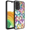 Samsung Galaxy A73 Uyumlu Kılıf Aynalı Desenli Kamera Korumalı Parlak Zore Mirror Kapak