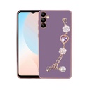 Samsung Galaxy A54 Uyumlu Kılıf El Tutamaçlı Kamera Korumalı Zore Taka Silikon Kapak