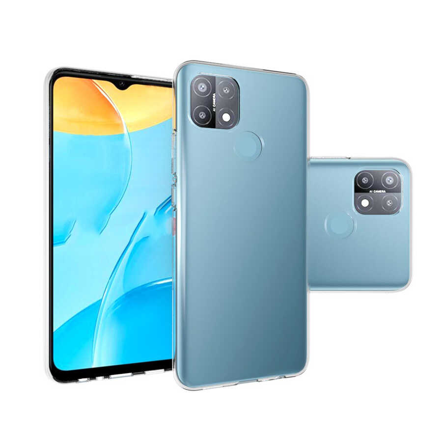 Oppo A15S Uyumlu Kılıf Zore Süper Silikon Kapak