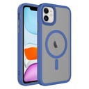 Apple iPhone 12 Uyumlu Kılıf Mat Arka Yüzey Wireless Şarj Özellikli Zore Flet M-safe Kapak