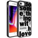 Apple iPhone 7 Uyumlu Kılıf Aynalı Desenli Kamera Korumalı Parlak Zore Mirror Kapak