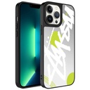 Apple iPhone 13 Pro Uyumlu Kılıf Aynalı Desenli Kamera Korumalı Parlak Zore Mirror Kapak
