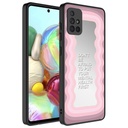 Samsung Galaxy A51 Uyumlu Kılıf Aynalı Desenli Kamera Korumalı Parlak Zore Mirror Kapak