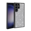 Samsung Galaxy S23 Ultra Uyumlu Kılıf Parlak Taşlı Tasarım Zore Ston Kapak
