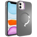 Apple iPhone 12 Uyumlu Kılıf M-safe Wireless Şarj Özellikli Zore Stil Kapak