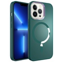 Apple iPhone 12 Pro Max Uyumlu Kılıf M-safe Wireless Şarj Özellikli Zore Stil Kapak