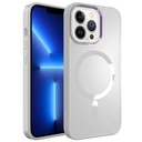 Apple iPhone 13 Pro Uyumlu Kılıf M-safe Wireless Şarj Özellikli Zore Stil Kapak