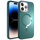 Apple iPhone 14 Pro Uyumlu Kılıf M-safe Wireless Şarj Özellikli Zore Stil Kapak