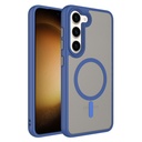 Samsung Galaxy S23 Plus Uyumlu Kılıf Mat Arka Yüzey Wireless Şarj Özellikli Zore Flet M-safe Kapak