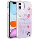 Apple iPhone 11 Uyumlu Kılıf Mermer Desenli Zore Marbello Kapak