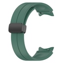 Samsung Galaxy Watch 4 40mm Uyumlu Kordon Silikon Metal Mıknatıslı Toka Zore KRD-84 Kayış