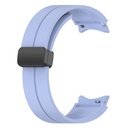 Samsung Galaxy Watch 4 Classic 42mm Uyumlu Kordon Silikon Metal Mıknatıslı Toka Zore KRD-84 Kayış