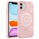 Apple iPhone 12 Uyumlu Kılıf Zore Wireless Şarj Özellikli Desenli Hot Kapak
