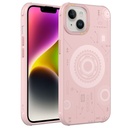 Apple iPhone 14 Uyumlu Kılıf Zore Wireless Şarj Özellikli Desenli Hot Kapak