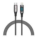 Recci RTC-P21CLPD Ghost Serisi 20W Hızlı Şarj Özellikli Type-C To Lightning PD Kablo 1.2M