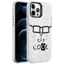 Apple iPhone 12 Pro Max Uyumlu Kılıf Mermer Desenli Zore Marbello Kapak