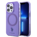 Apple iPhone 14 Pro Max Uyumlu Kılıf U.S. POLO ASSN. M-safe Şarj Özellikli Transparan Tasarım Kapak
