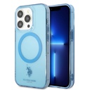 Apple iPhone 14 Pro Uyumlu Kılıf U.S. POLO ASSN. M-safe Şarj Özellikli Transparan Tasarım Kapak