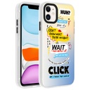 Apple iPhone 12 Uyumlu Kılıf Desenli Zore Dragon Sert Kapak