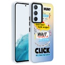 Samsung Galaxy A14 Uyumlu Kılıf Desenli Zore Dragon Sert Kapak