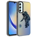 Samsung Galaxy A24 Uyumlu Kılıf Desenli Zore Dragon Sert Kapak