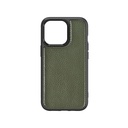 Apple iPhone 13 Mini Uyumlu Kılıf Wiwu Genuine Leather Plastic Calfskin Orjinal Deri Kapak