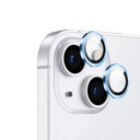 Apple iPhone 15 Uyumlu Zore CL-12 Premium Safir Parmak İzi Bırakmayan Anti-Reflective Kamera Lens Koruyucu