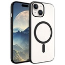 Apple iPhone 15 Uyumlu Kılıf Zore Wireless Şarj Özellikli Pixel M-safe Kapak