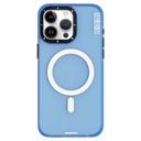 Apple iPhone 15 Pro Max Uyumlu Kılıf M-safe Şarj Özellikli Youngkit Colored Sand Serisi Kapak