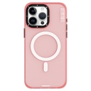 Apple iPhone 15 Pro Uyumlu Kılıf M-safe Şarj Özellikli Youngkit Colored Sand Serisi Kapak