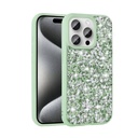 Apple iPhone 15 Pro Max Uyumlu Kılıf Parlak Taşlı Tasarım Zore Linea Diamond Kapak