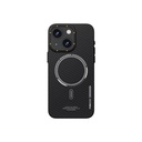 Apple iPhone 15 Uyumlu Kılıf Recci Machinist Serisi M-safe Şarj Özellikli Magnetik Karbon Kapak
