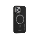 Apple iPhone 15 Pro Max Uyumlu Kılıf Recci Machinist Serisi M-safe Şarj Özellikli Magnetik Karbon Kapak