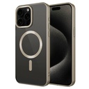Apple iPhone 15 Pro Max Uyumlu Kılıf Mat Tasarımlı M-safe Wireless Şarj Özellikli Zore Mat Setro Kapak