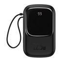 Baseus Qpow 20000 mAh 22.5W Dijital Ekran Powerbank Hızlı Şarj Type-C Kablolu