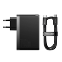 Baseus GaN5 Pro 140W Telefon Tablet Macbook Şarj Cihazı (2xUSB-C + USB)
