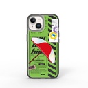 Apple iPhone 15 Uyumlu Kılıf Çift Katman Desenli Wiwu Summer Serisi Kapak