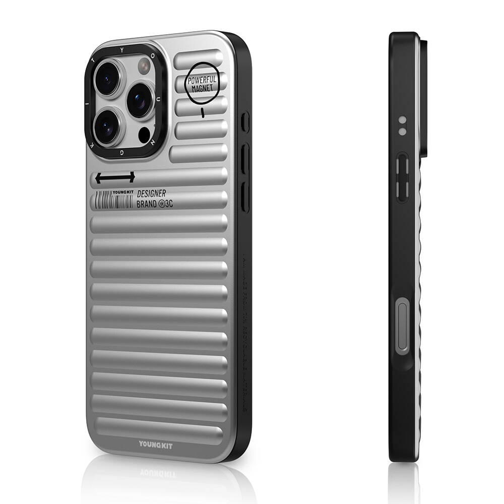 Apple iPhone 16 Pro Uyumlu M-safe Şarj Özellikli Kılıf Mat Renkli Tasarım Youngkit Original Serisi Kapak
